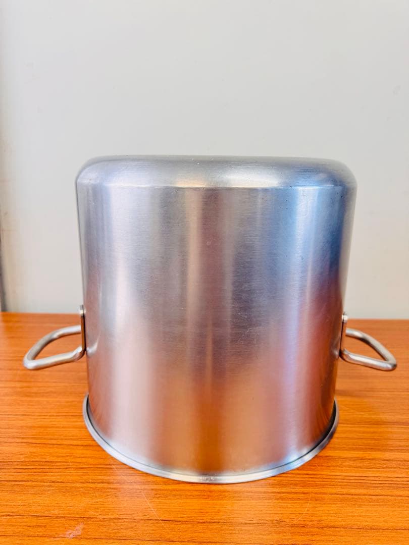 業務用 寸胴鍋 31cm 深型 約20L 蓋付き SUS444