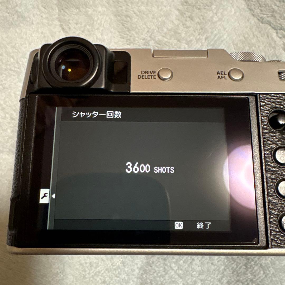 [美品]FUJIFILM X100V ショット数3600