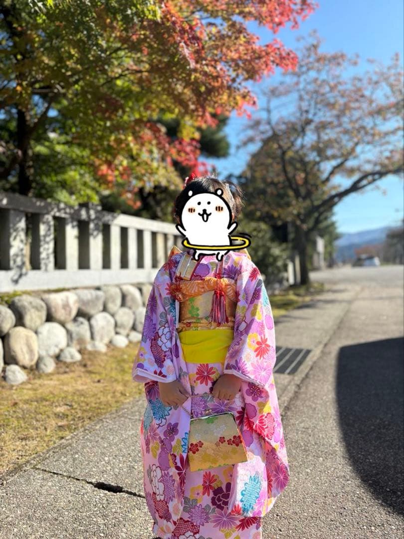 7才キッズ着物七五三フルセット
