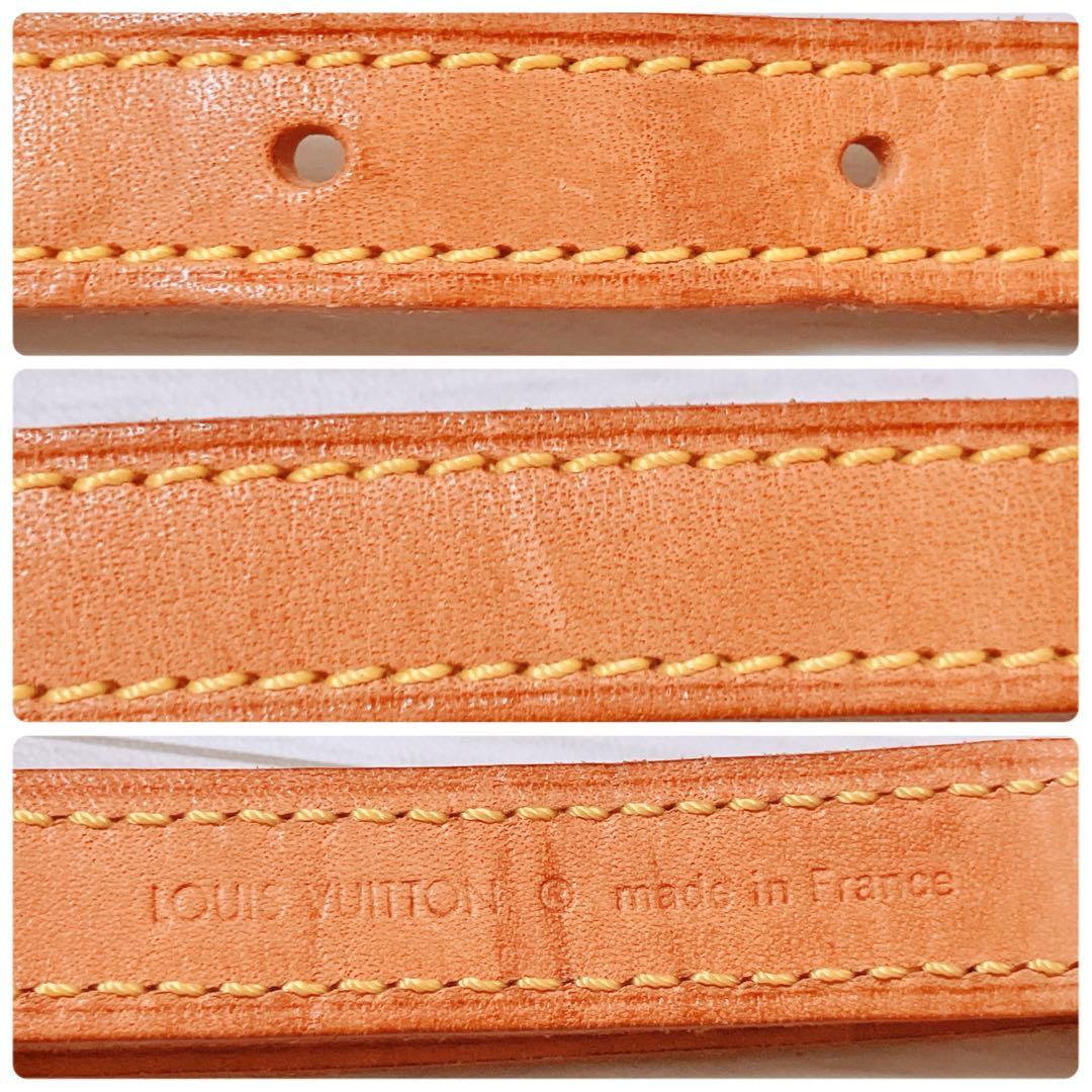 ヴィトン Vuitton レザー ヌメ革 ショルダーストラップ ベルトON473