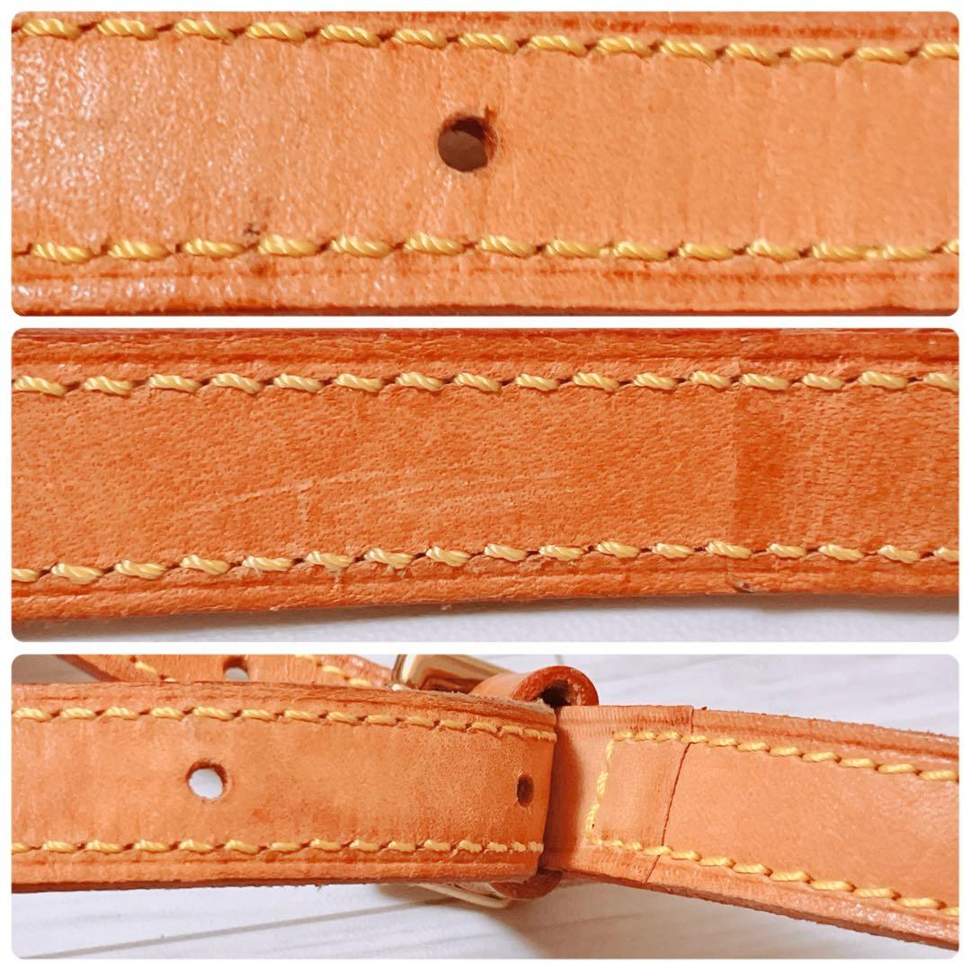 ヴィトン Vuitton レザー ヌメ革 ショルダーストラップ ベルトON473