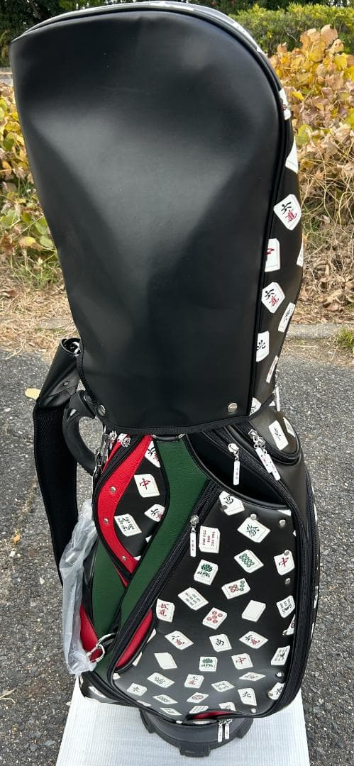 y_sakura0417様用価格変更 リンクス　Lynx　麻雀総柄キャディバッグ