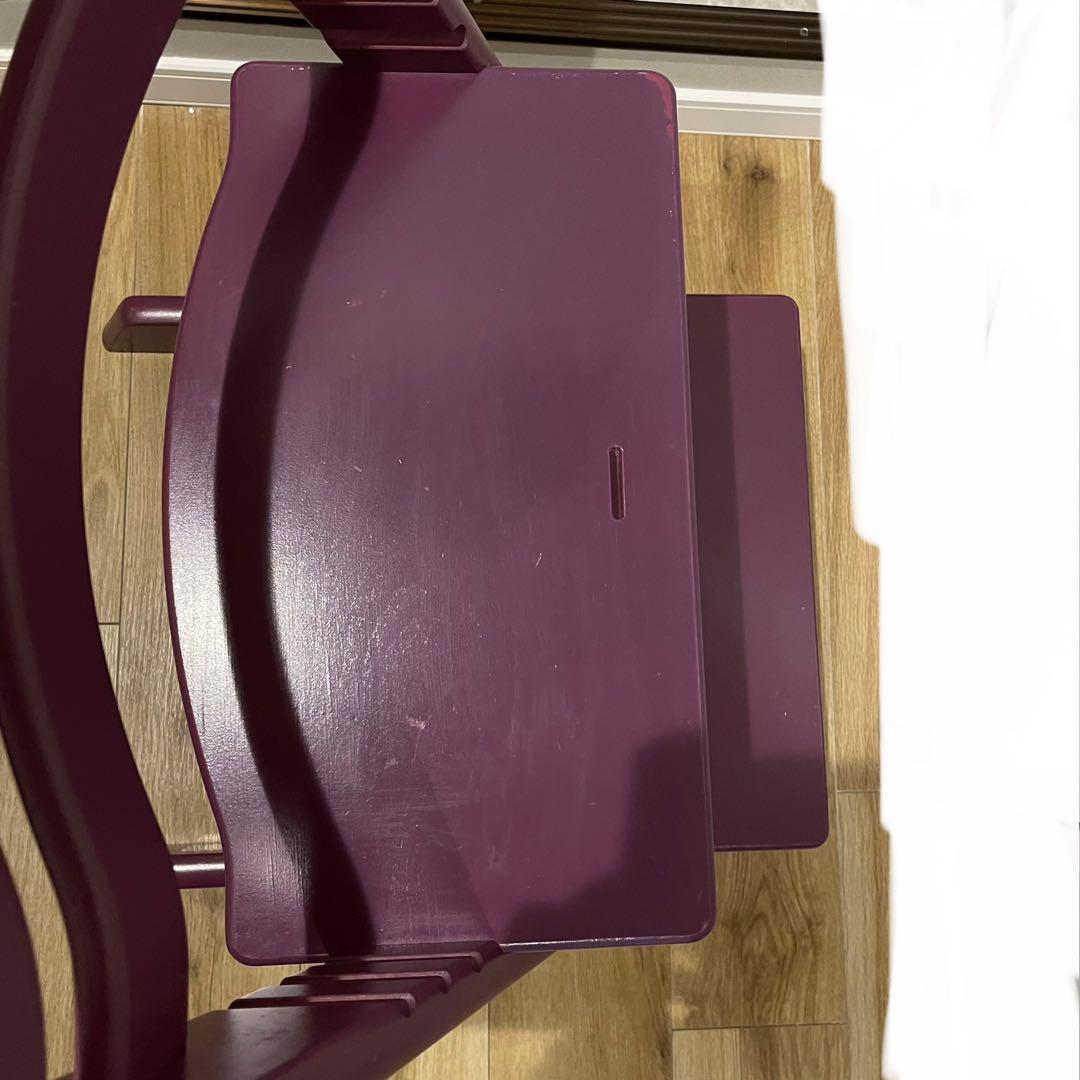 希少カラー　ストッケ　5シリーズ　パープル　STOKKE ベビー　チェアー