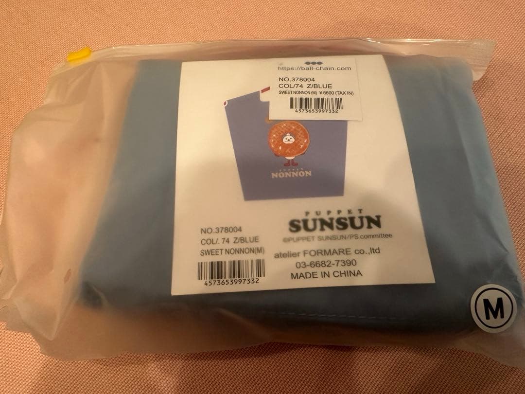 伊勢丹POPUPパペットスンスン　ボールアンドチェーン エコバッグ　ノンノン p