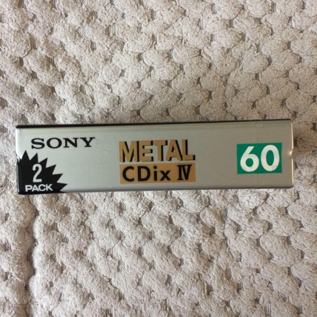 2本パック【日本製メタル】SONY 2C-60CDX4A カセットテープ