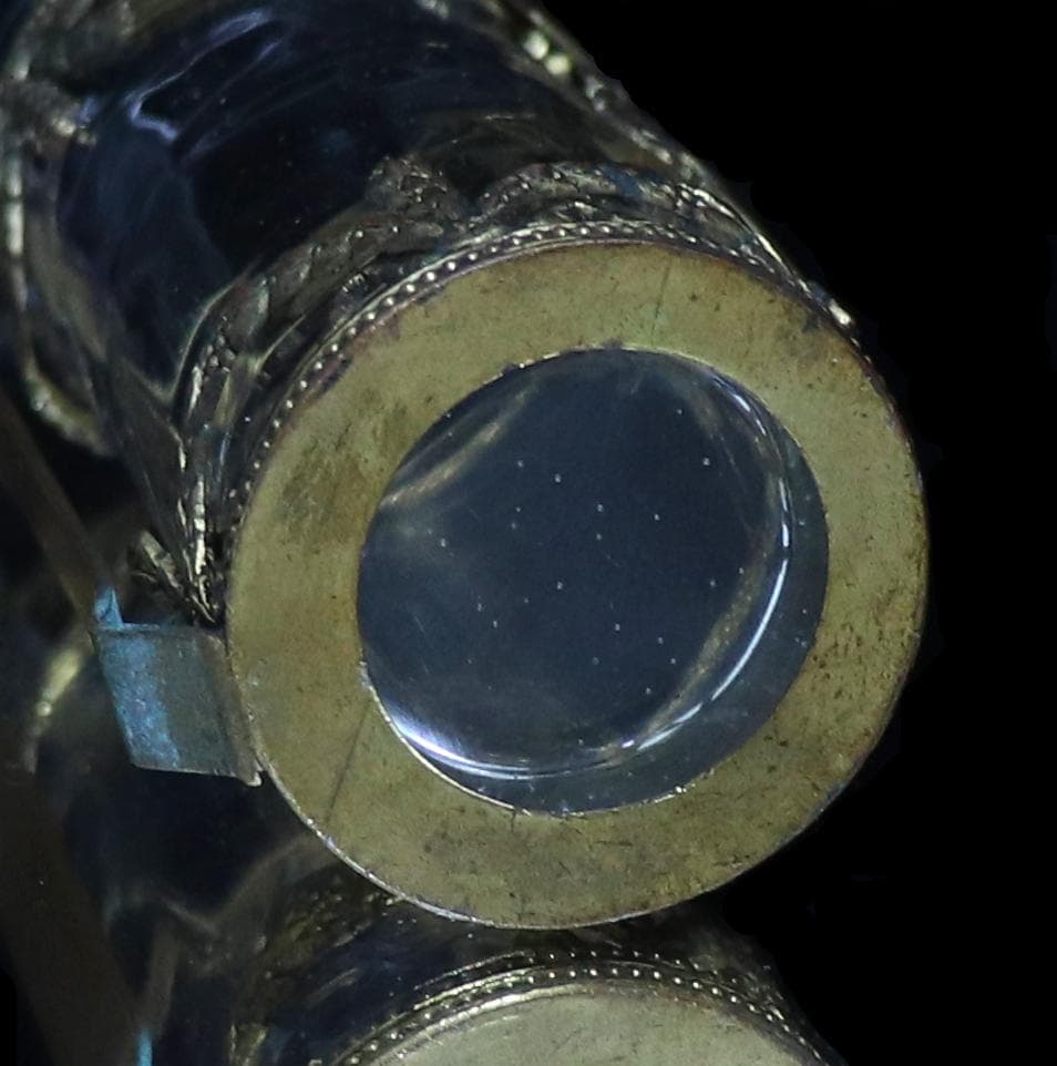 オールド・バカラ 超稀少 1880年 ブロンズ装飾 女神図 花瓶 アンティーク