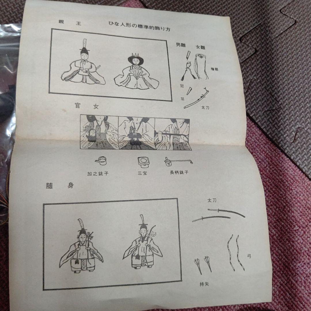 ひな祭り ガラスケース入りひな人形セット