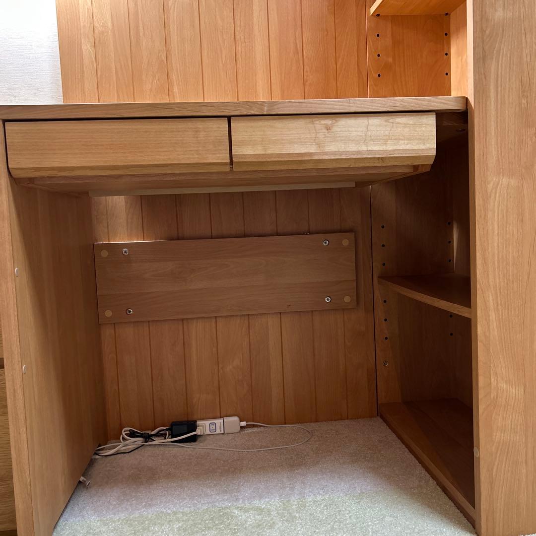 cheese！【国産家具】堀田木工所・半個室デスク本棚セット