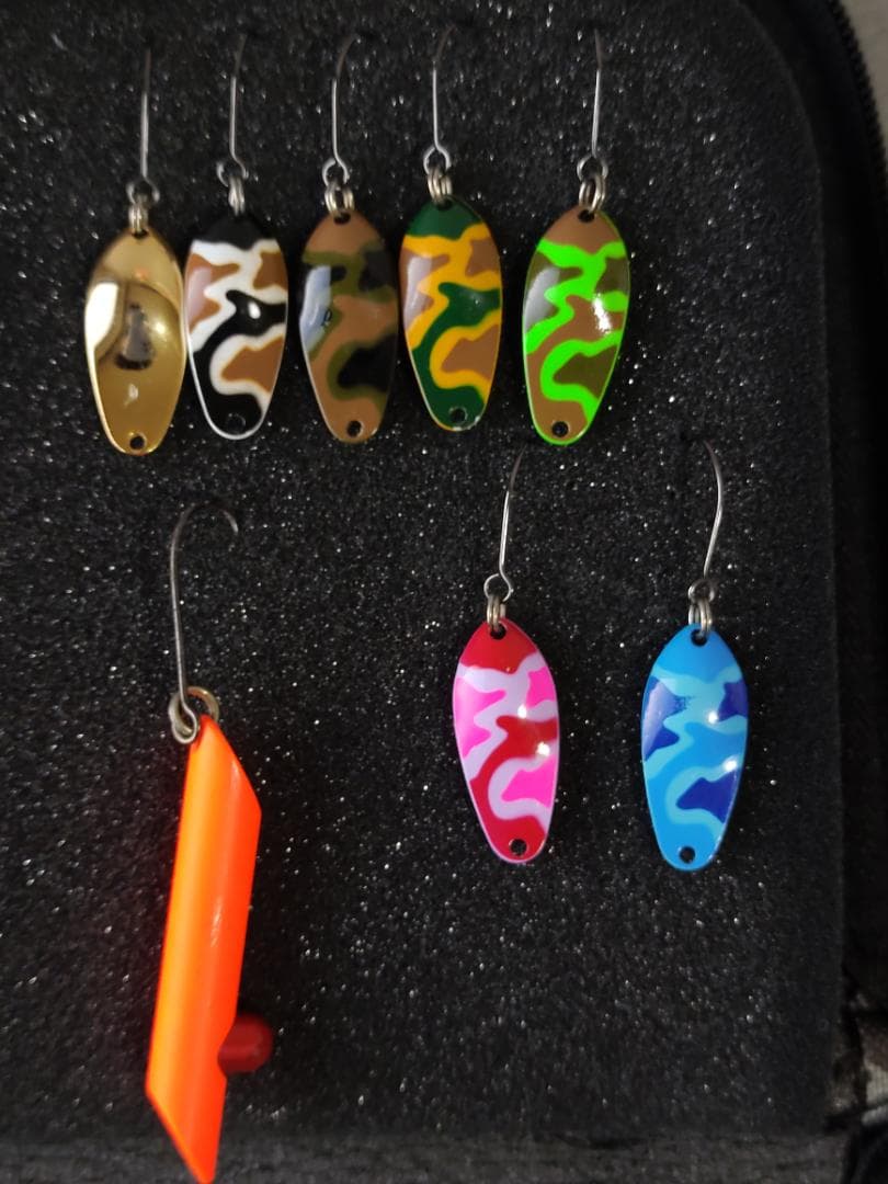 シマノ＆ウォーターランド スプーン　64個セット　ワレット付　エリアトラウト