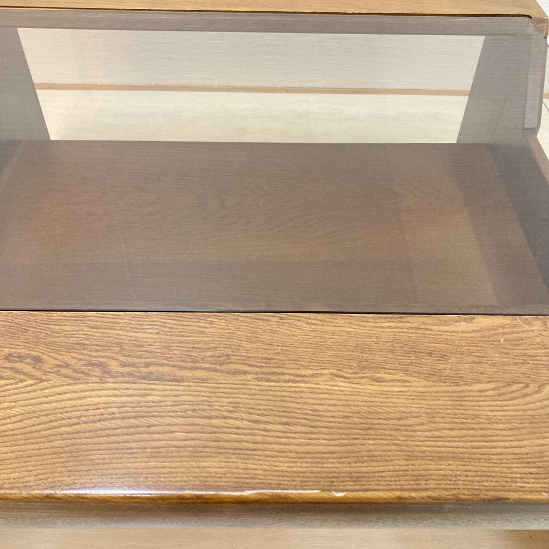 【カリモク】ガラステーブル　センターテーブル　ローテーブル　リビングテーブル