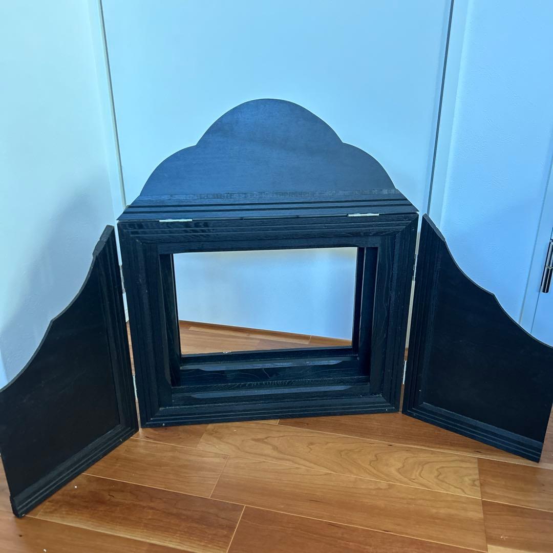 紙芝居舞台　枠　フレーム　ビンテージ　昭和レトロ　学研