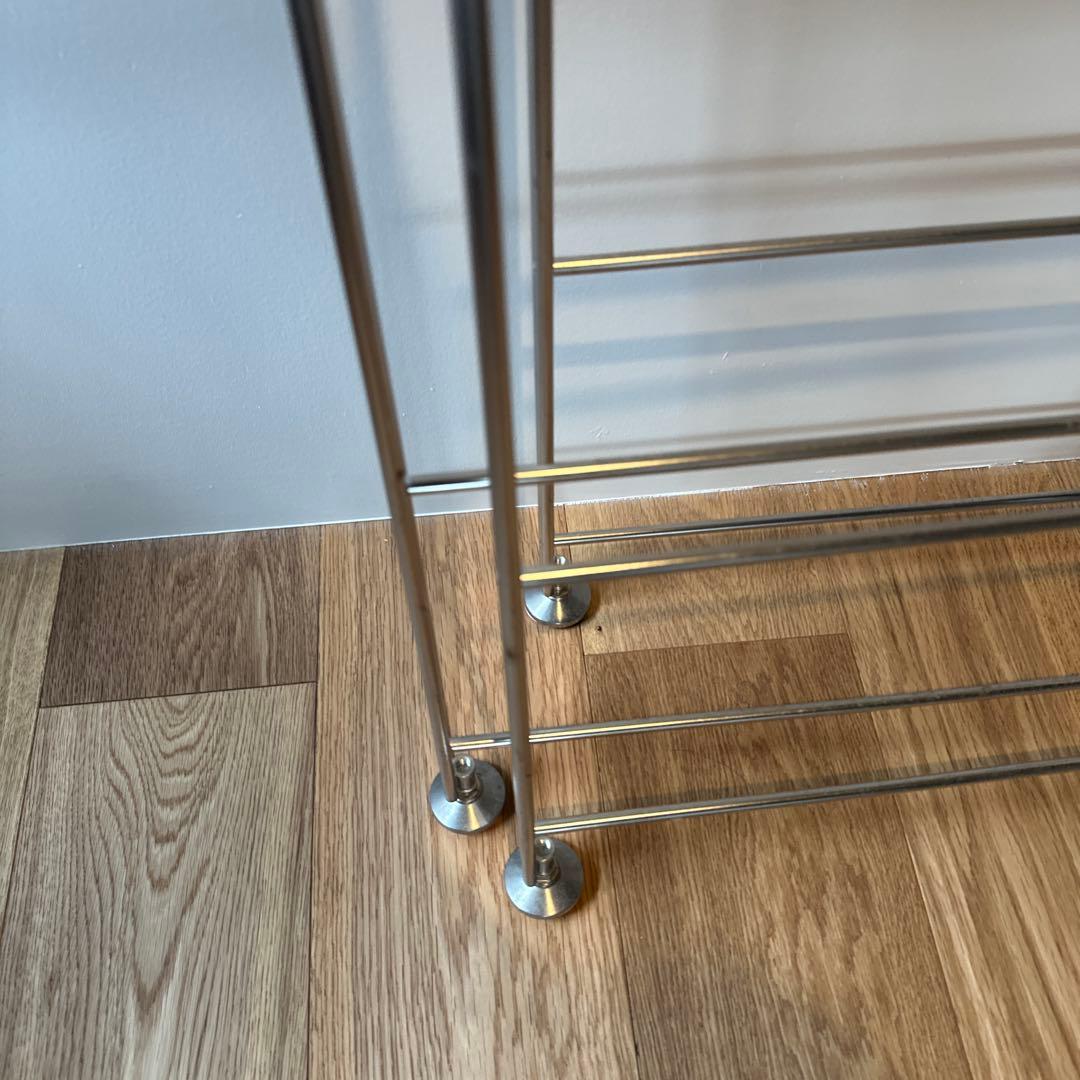 ※2本分jekiさま専用　無印良品ステンレスユニットシェルフステンレス追加用帆立