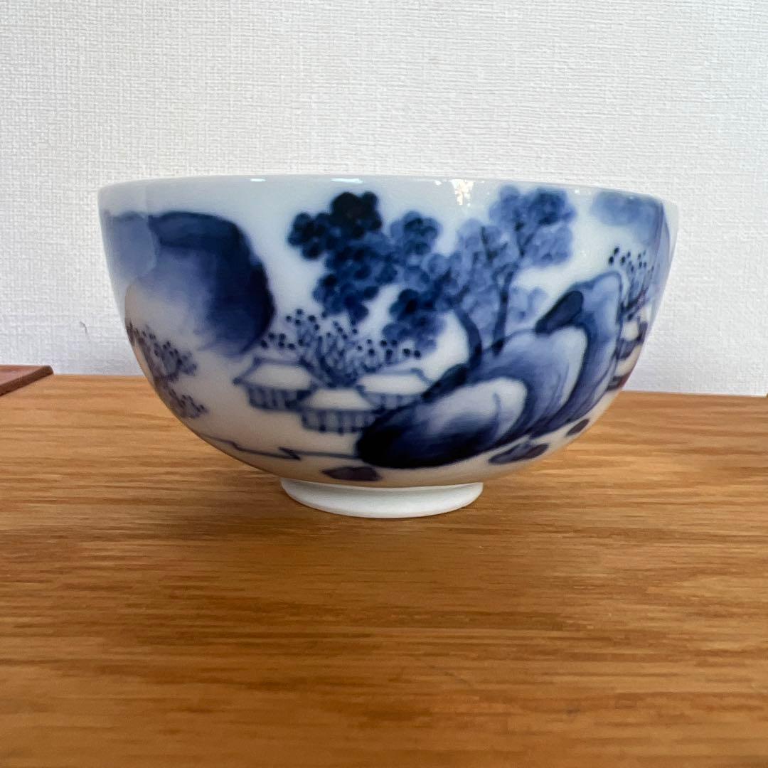 茶道具　平安竹泉　茶碗4客　急須