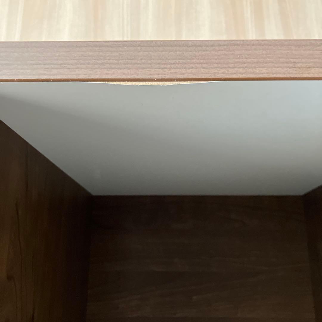 キッチンボード 食器棚 引き出し付き　ダークブラウン