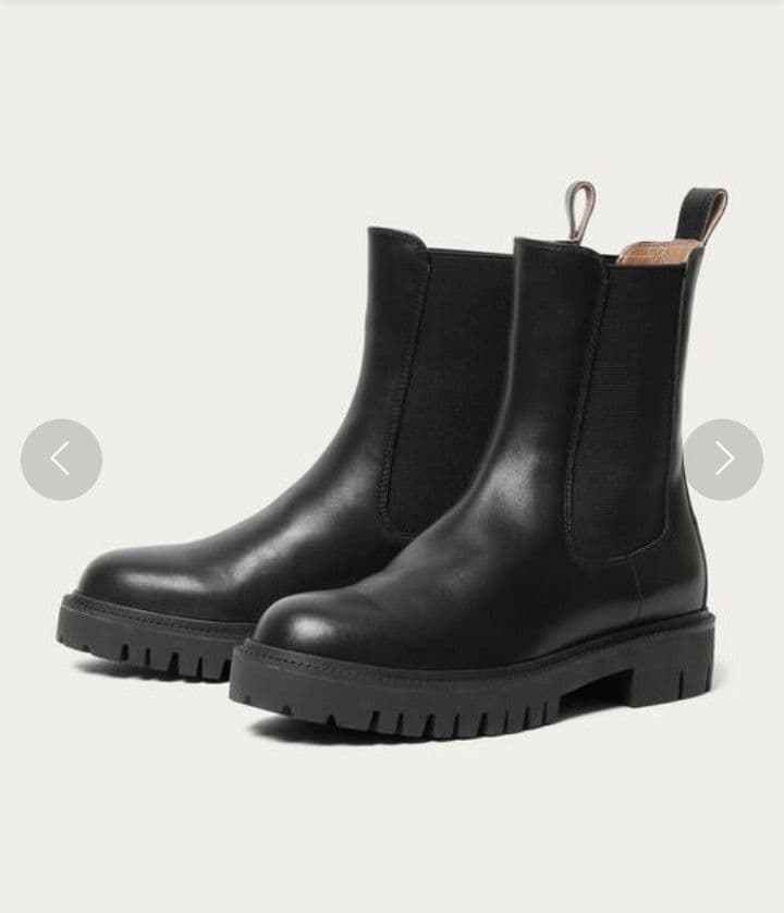 【新品未使用】ODETTE E ODILE サイドゴアブーツ 黒 25cm