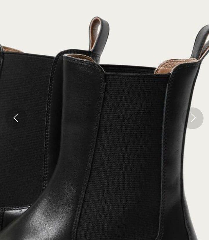 【新品未使用】ODETTE E ODILE サイドゴアブーツ 黒 25cm