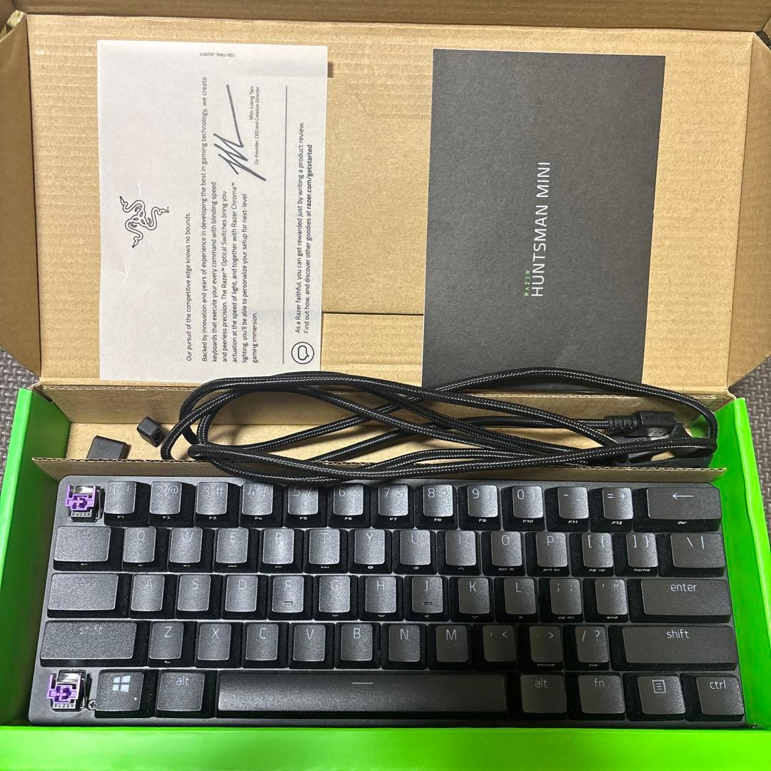 キーボード razer huntsman mini formfactor60%
