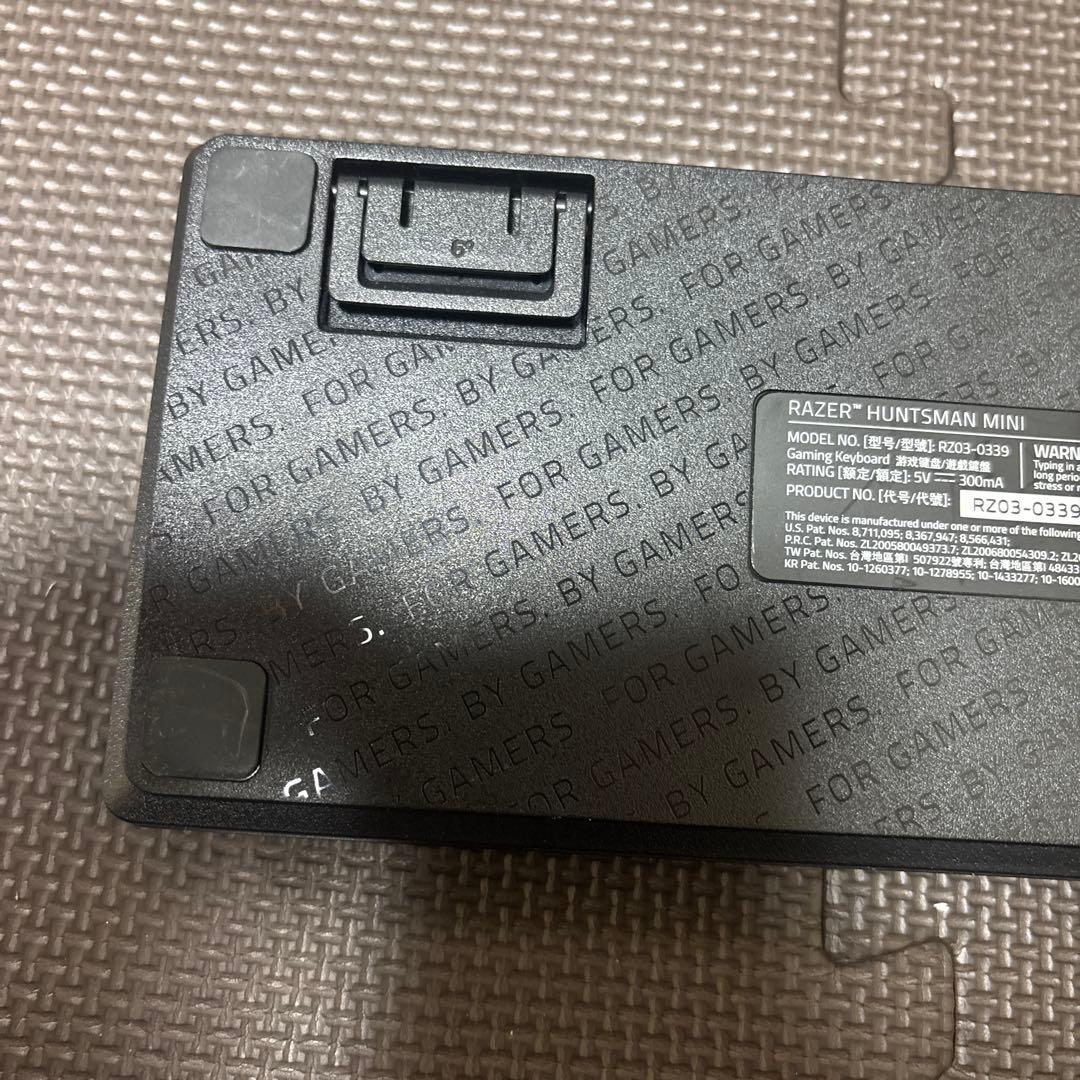 キーボード razer huntsman mini formfactor60%