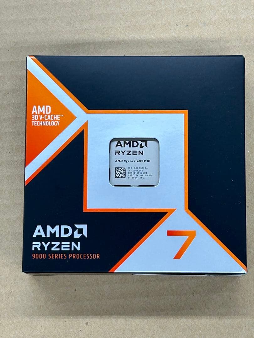【未開封品】AMD CPU Ryzen 7 9800X3D