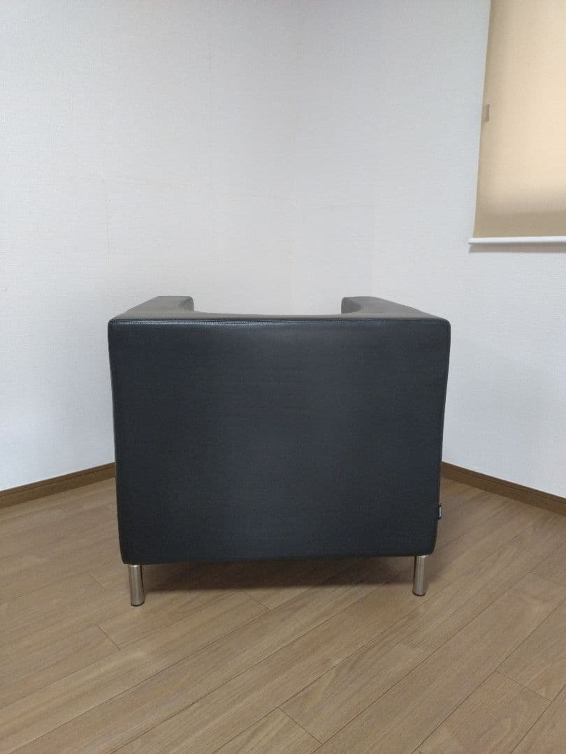 SWEDESE/ラウンジ 1pソファ 総革 デザイナーズ　未使用品　A