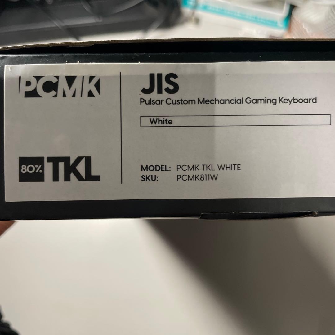pulsar PCMK TKL WHITE ゲーミングキーボード
