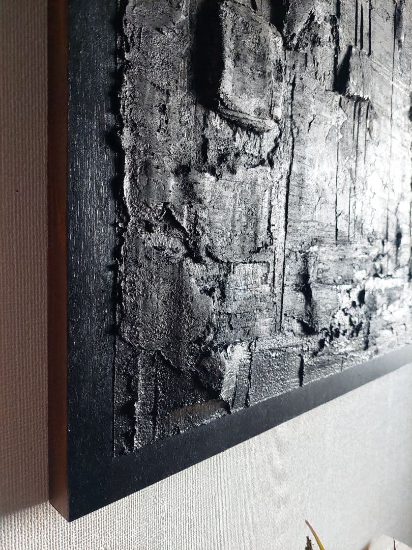 テクスチャーアート★≒73×52×3㎝　　抽象画 現代アート　インテリア