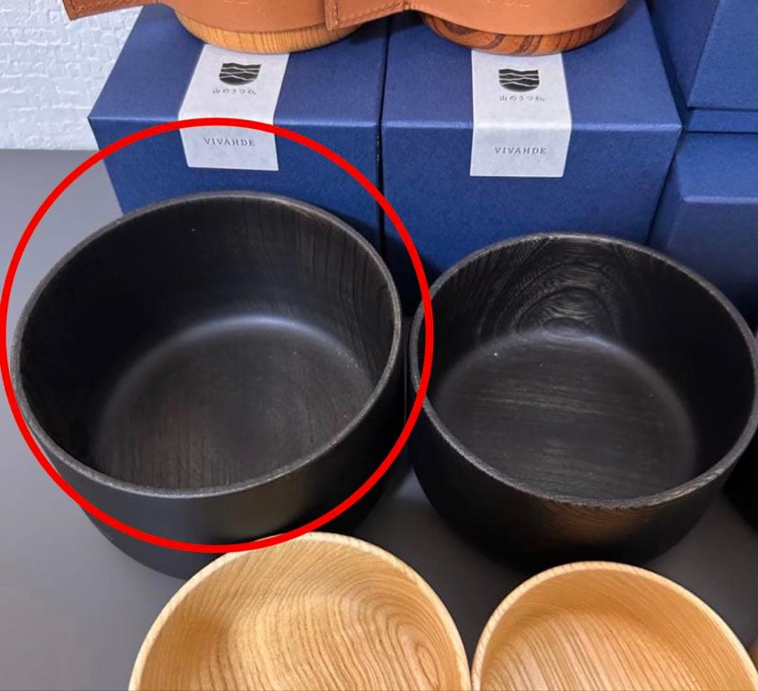 くーま　VIVAHDE 山のうつわ　ブラック