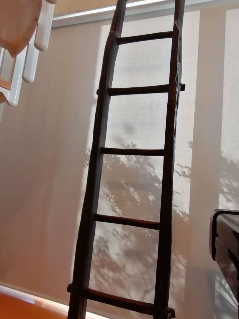 【最終価格】養蚕農家の古いはしご（江戸時代）