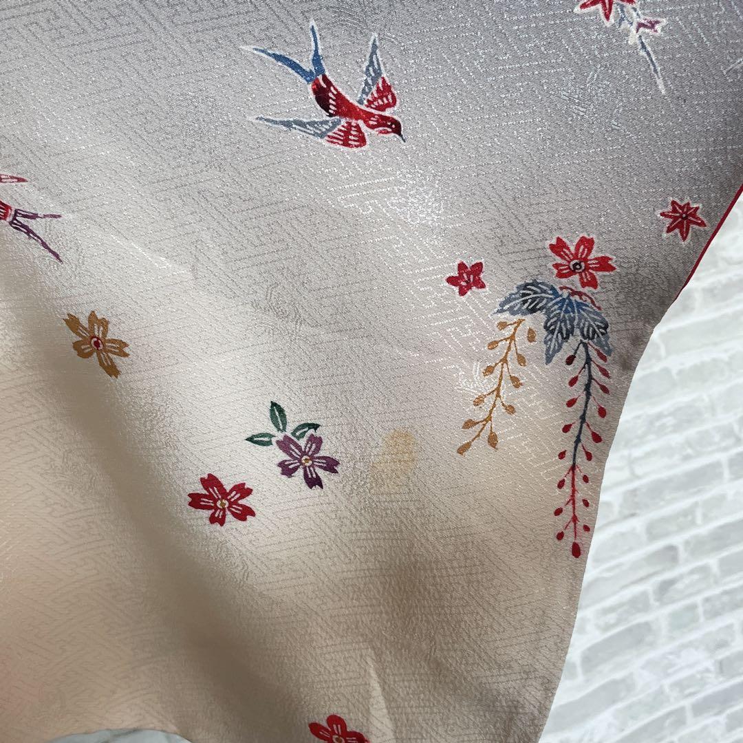 小紋のみ　型染め　紗綾形地紋　着物　P3