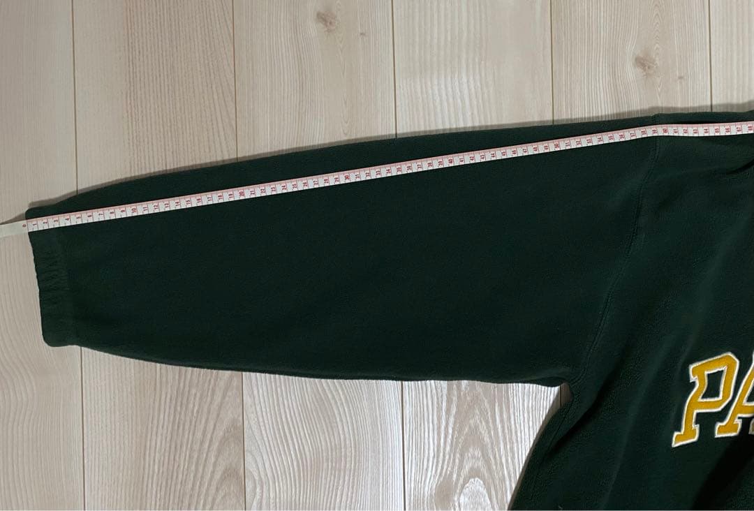 チャンピオン　90s　グリーンベイパッカーズ　フリース　ハーフジップ　デカロゴ