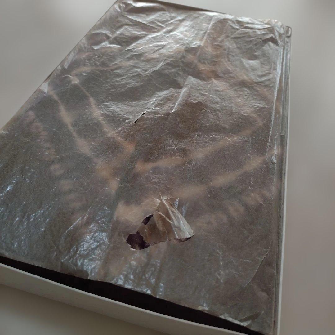 284N南部紫根染 座布団生地 木綿 側生地