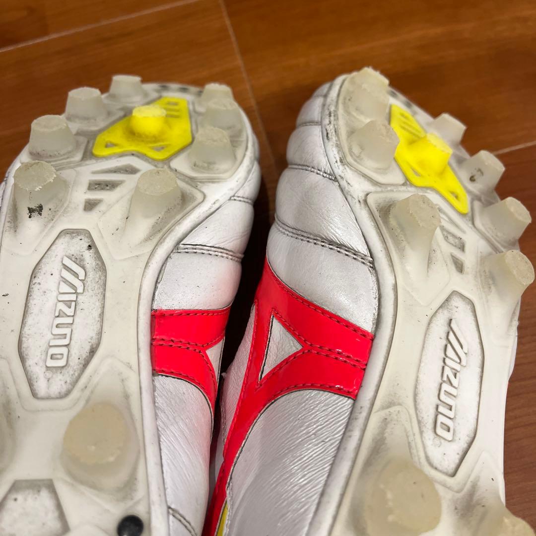 しゅん　モレリア2NEO25.5cmホワイト/オレンジ/イエロー