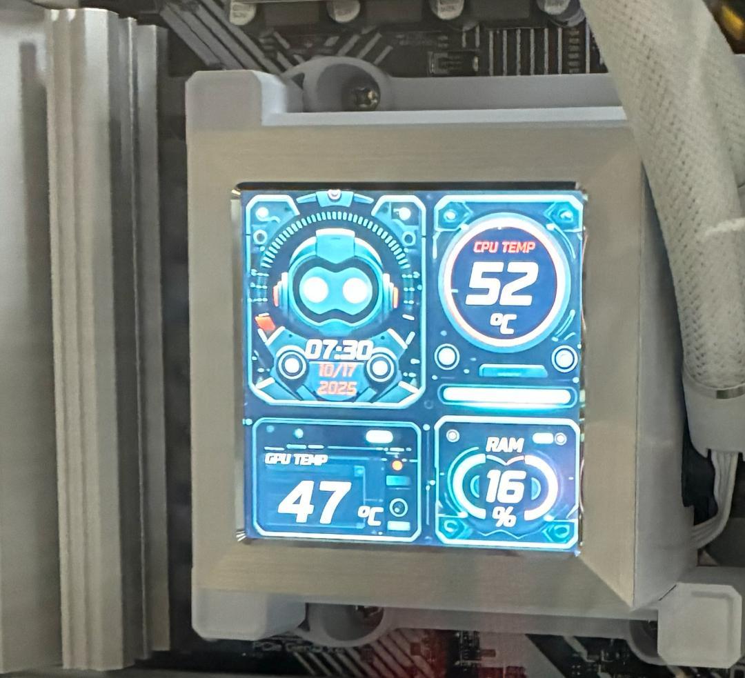 PC用ファン・クーラー LIANLI HydroShift LCD 360R White ARGB