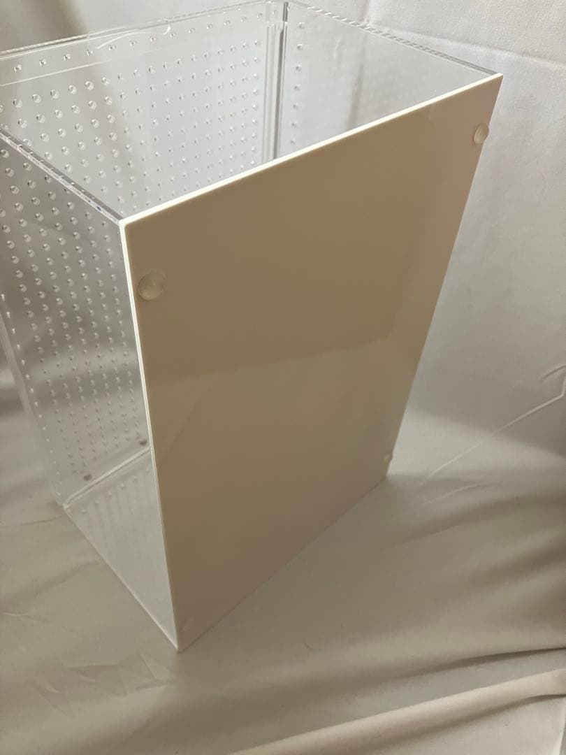 【6box】30×20×15 白底 レプタイルボックス同等　マグネット アクリル