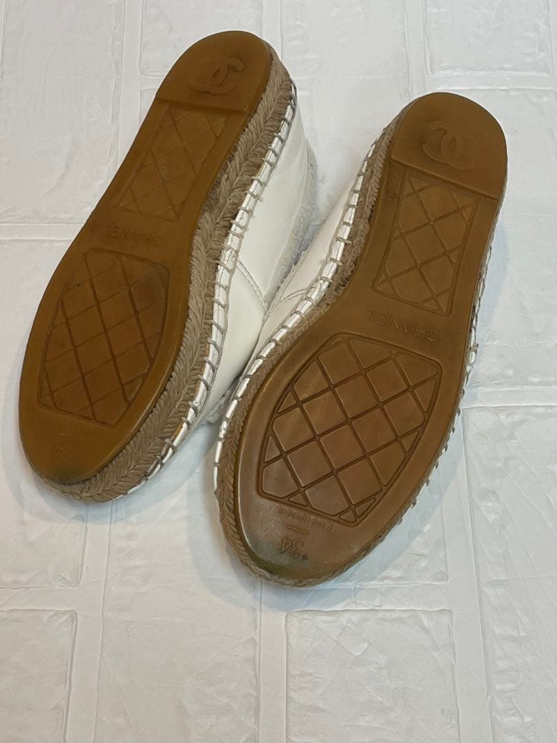 CHANELシャネル　ファー付き　エスパドリーユ　❤︎