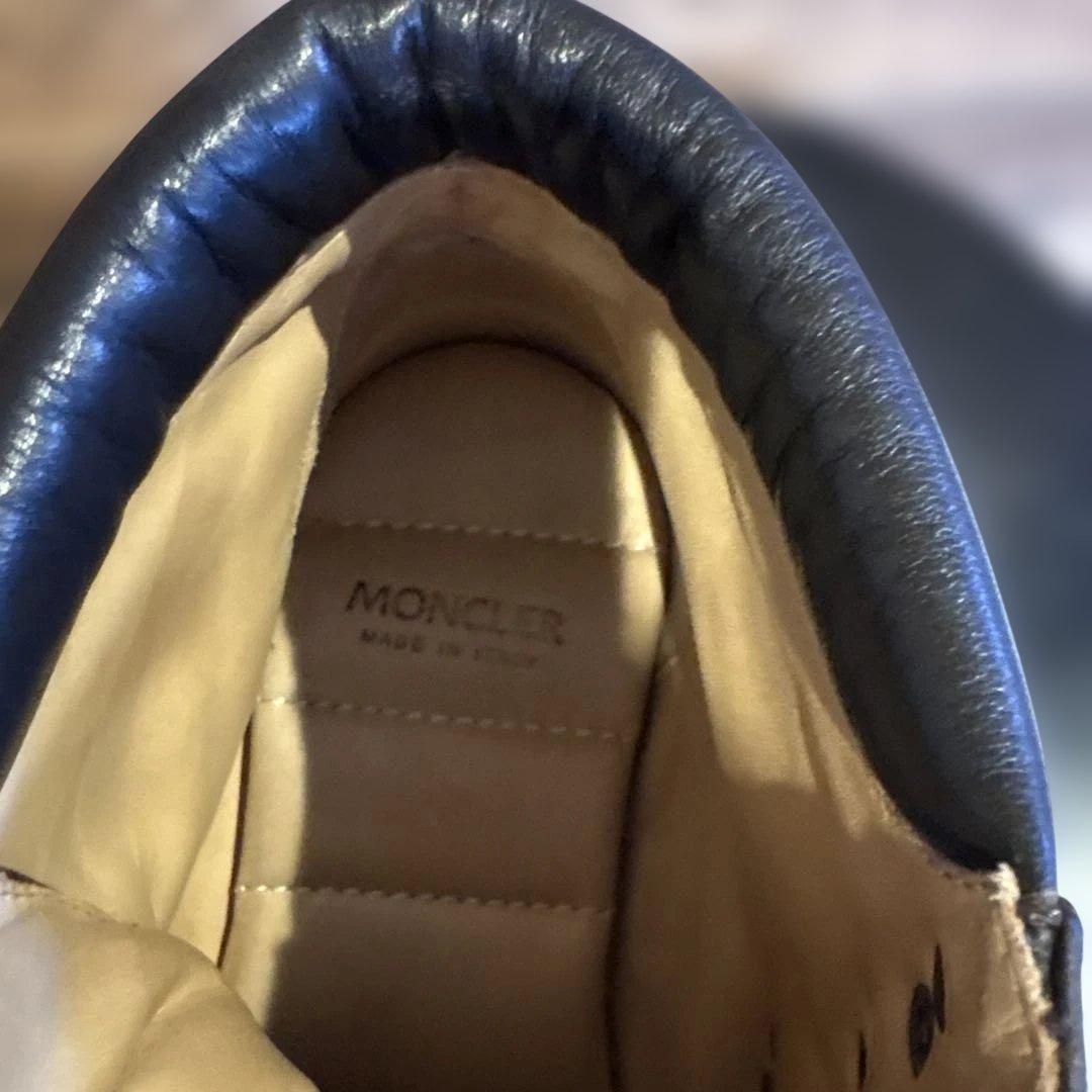 MONCLER ダークブラウン ワークブーツ