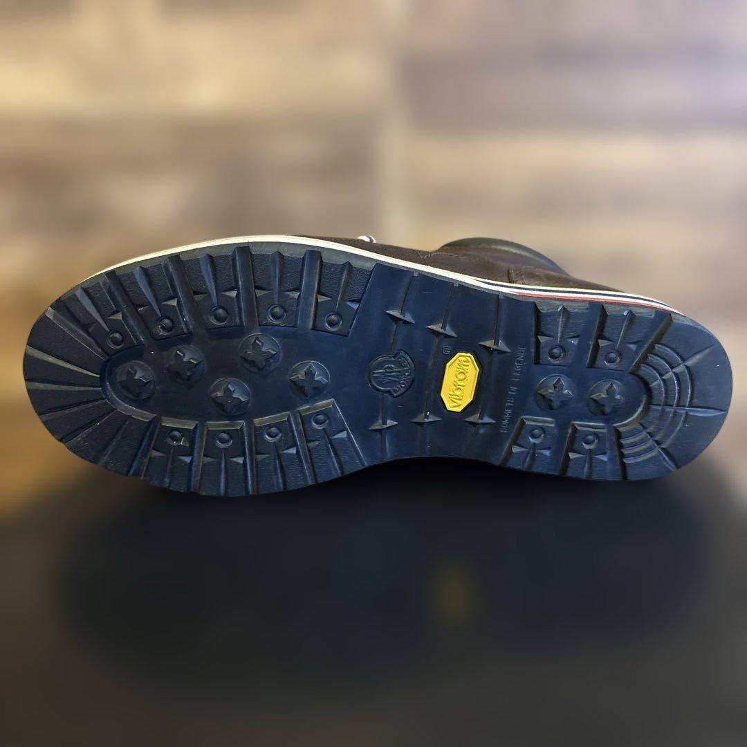 MONCLER ダークブラウン ワークブーツ