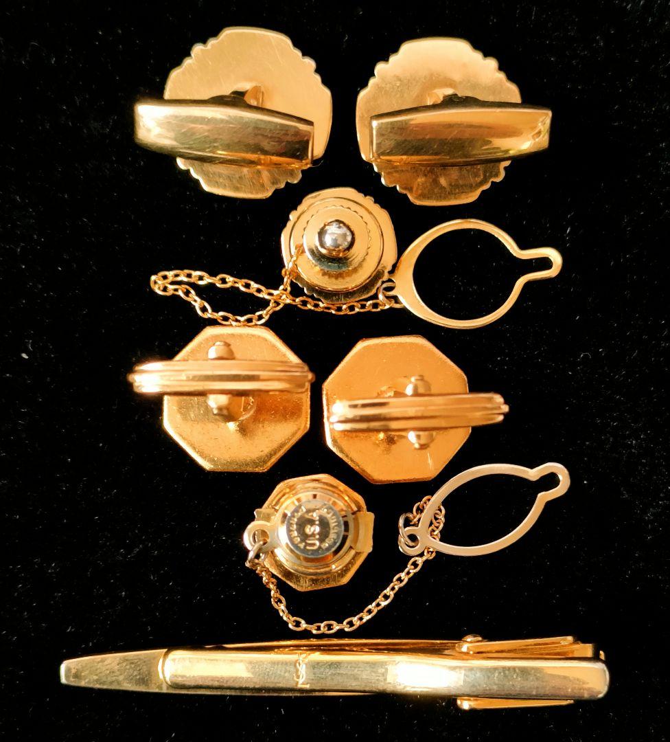 CHANEL YSL dunhill Mila Schön タイピン 6点i70