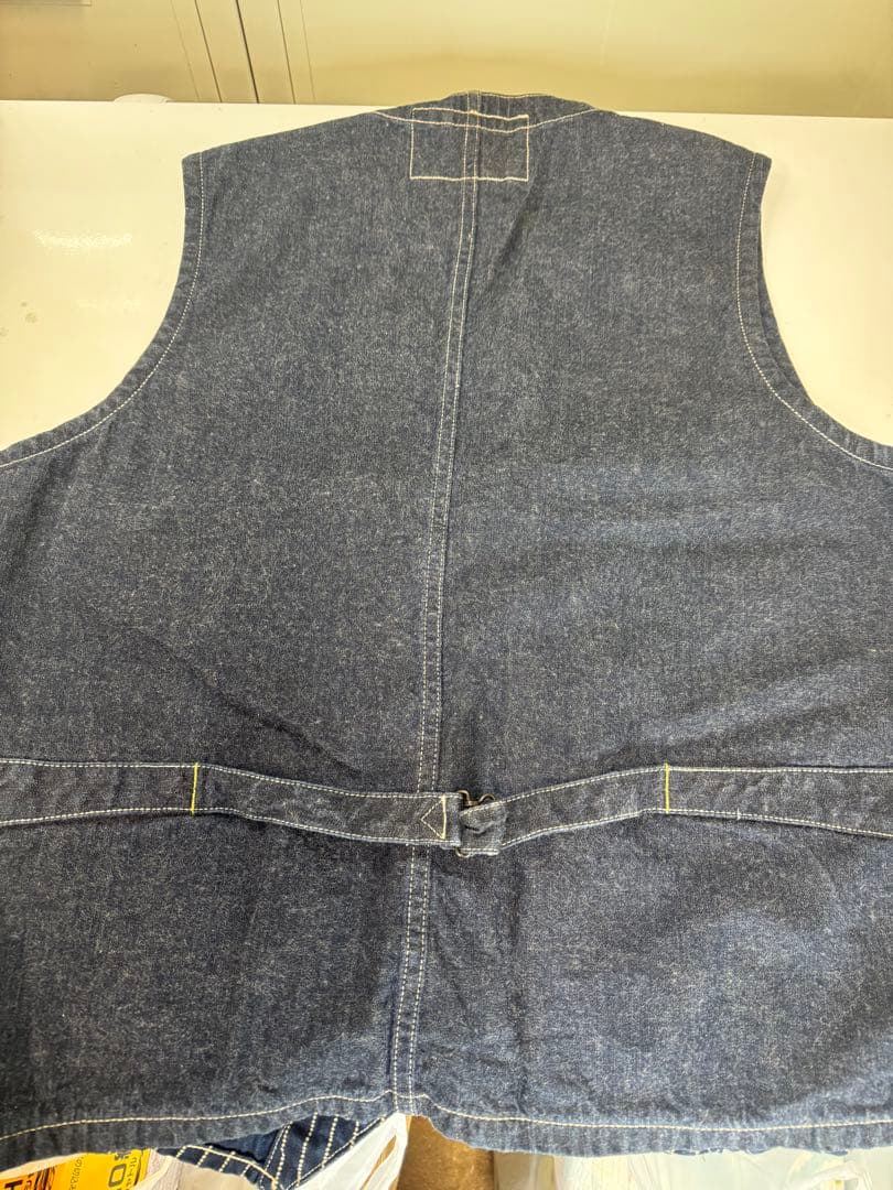 Sugar Cane ストライプベスト サイズ42