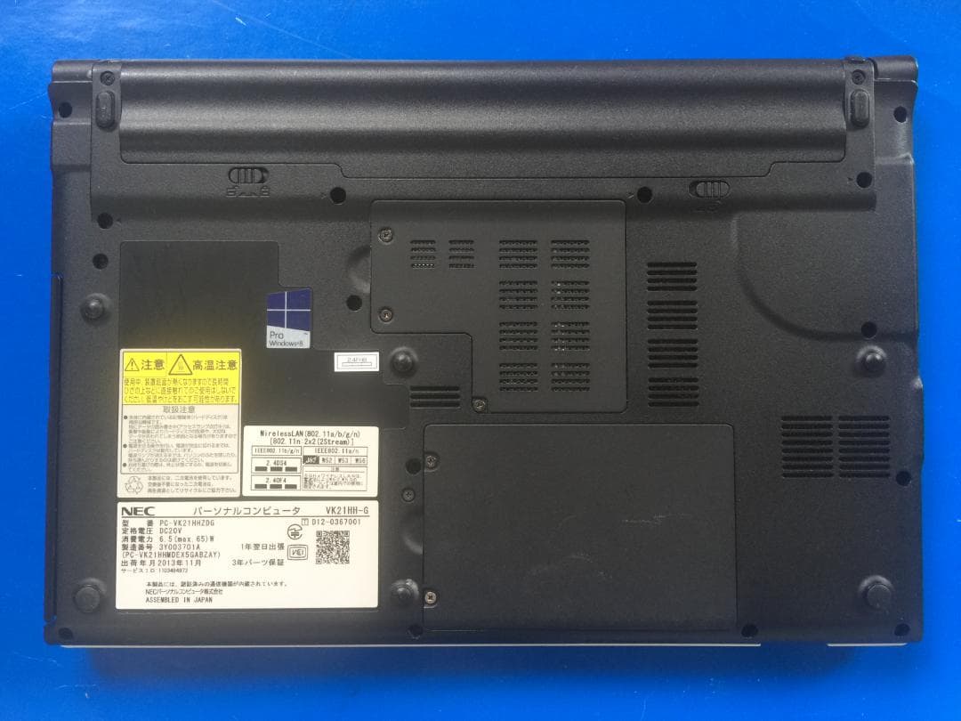 NEC VK21H/H-G 13.3型 コンパクト テンキー付きノートパソコン