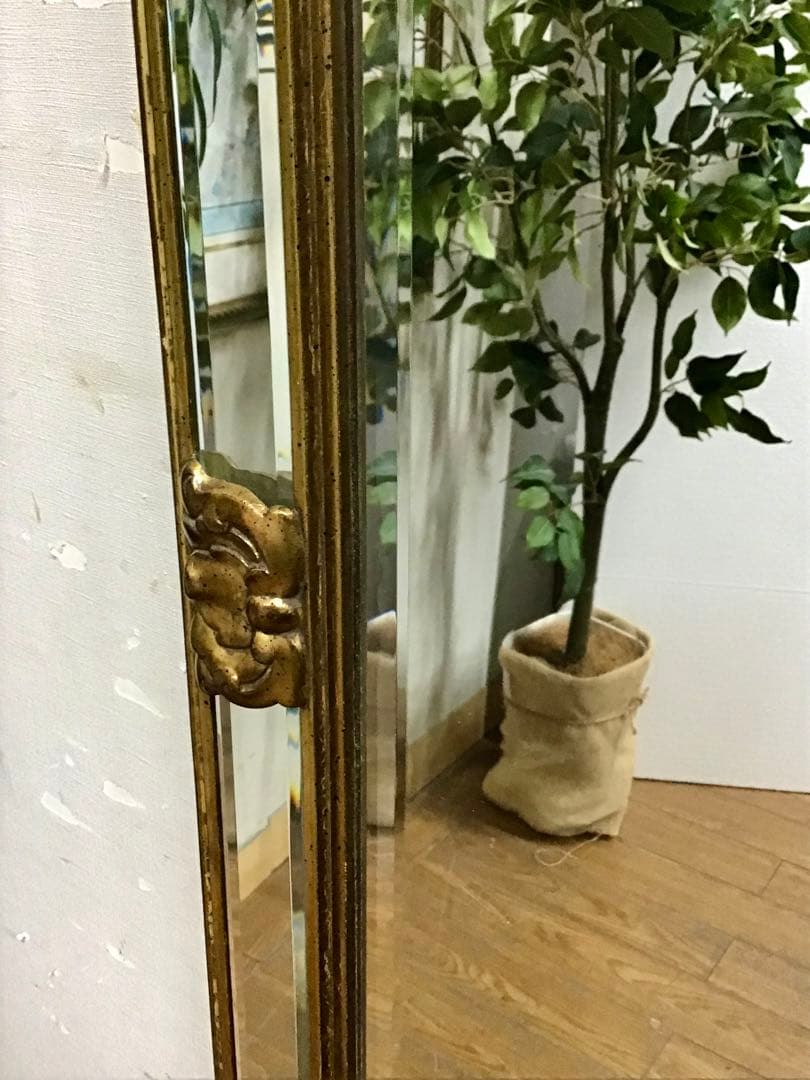 Loaridge☆管244☆高級☆ベルギー製☆アンティーク☆ウォールミラー