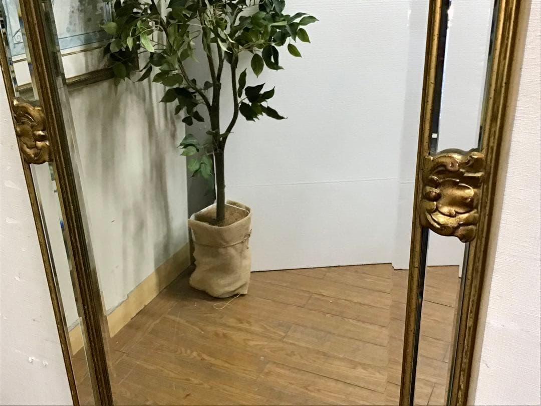 Loaridge☆管244☆高級☆ベルギー製☆アンティーク☆ウォールミラー