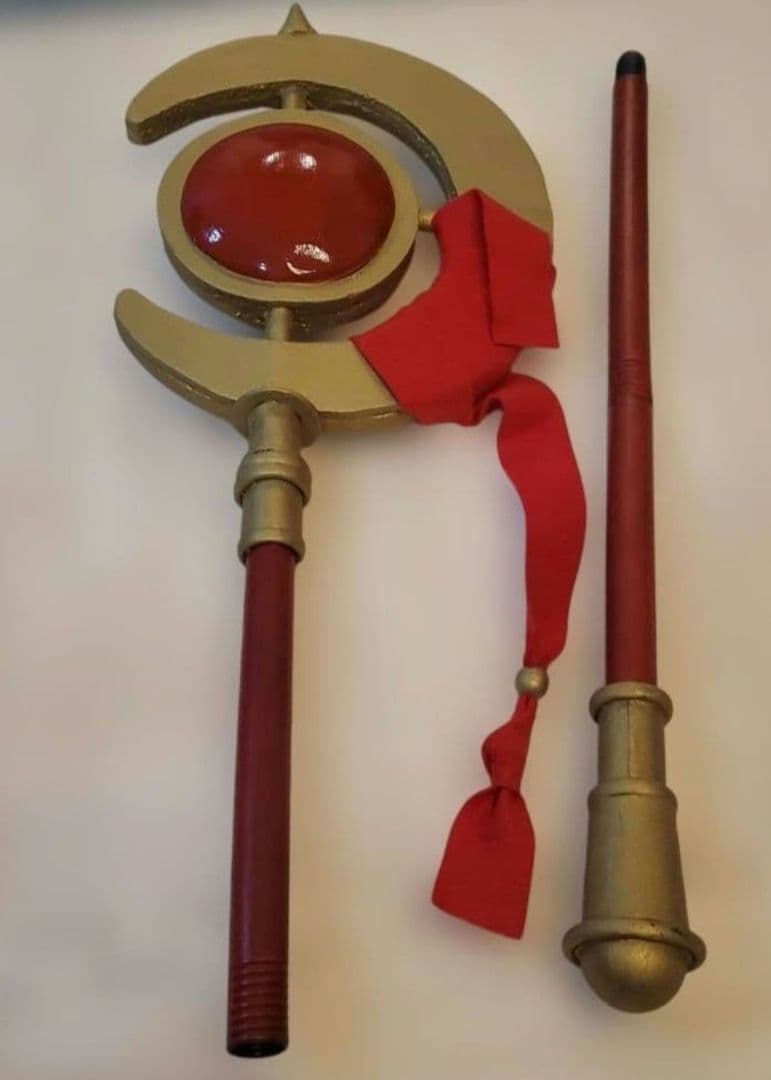 雪花 フリーレン衣装セット、杖、ウィッグ付き