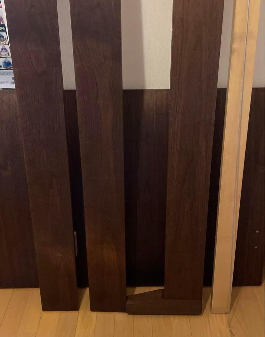 ACTUS アクタス　クイーンサイズ　ベッド　ウォールナット　天然オイル　使用品