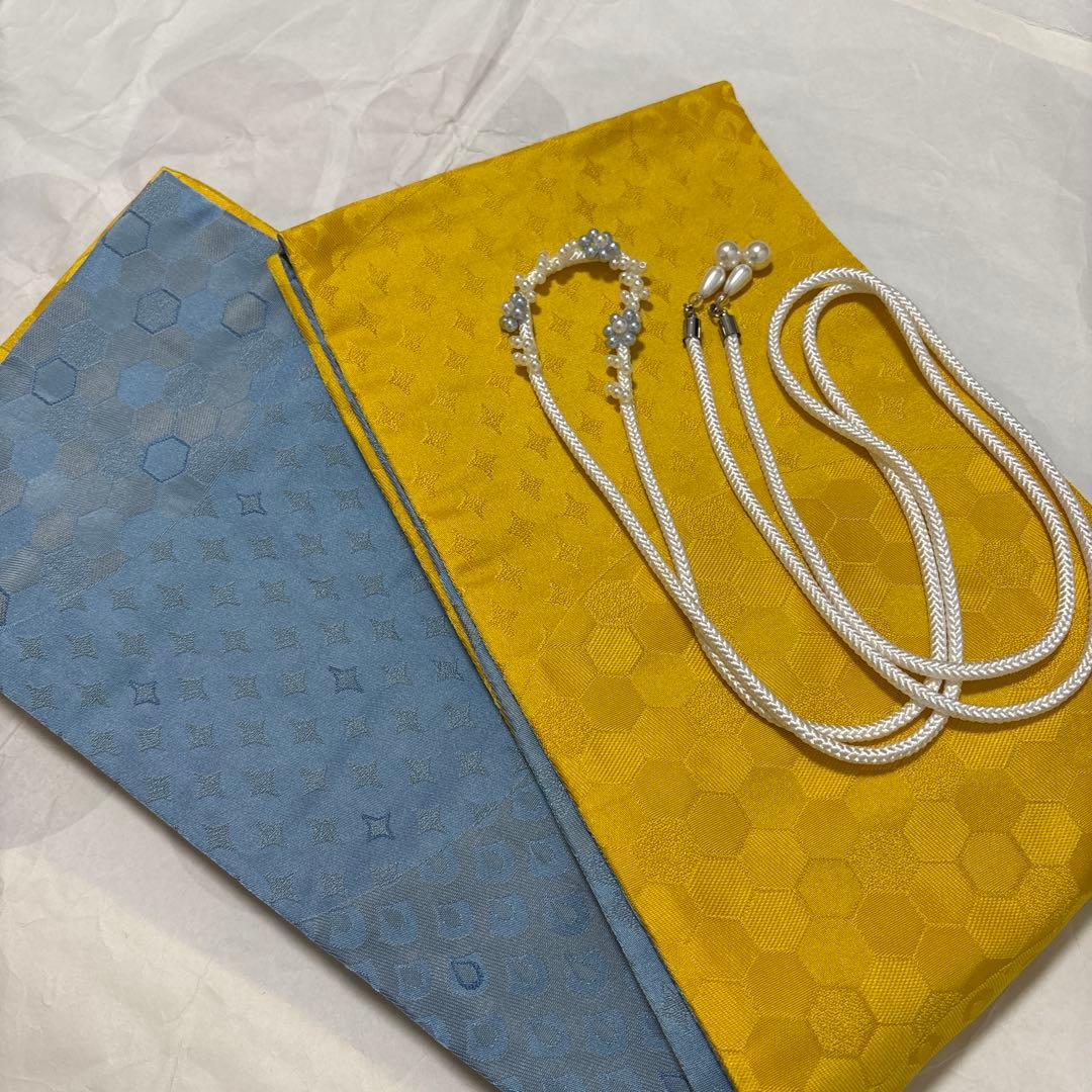 撫松庵　洗える浴衣　帯セット