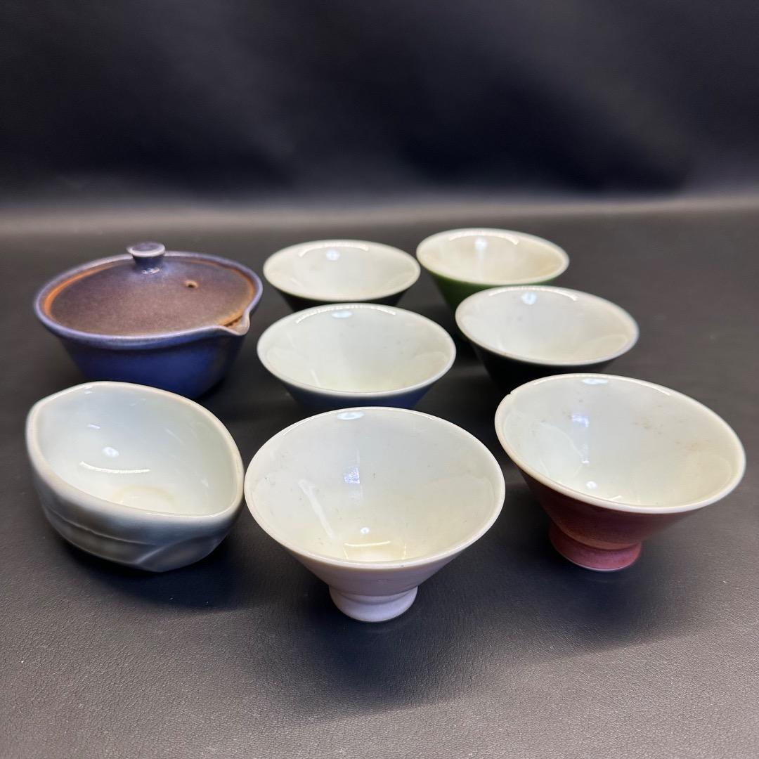 ♡Ea左1012 朝日焼 茶器セット 京都 煎茶器 湯冷ましなど 8点まとめ
