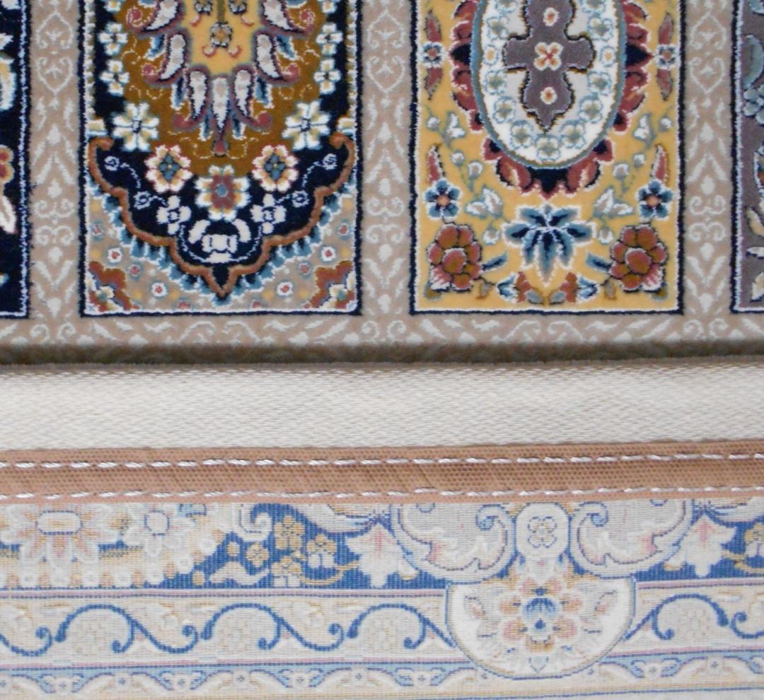 225万ノット！超高密度織 本場イラン産 絨毯 100×150cm‐200211