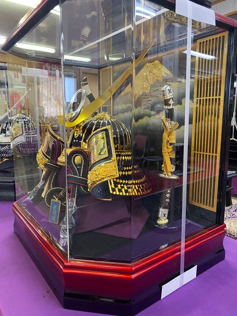 五月人形　上杉謙信　25号兜