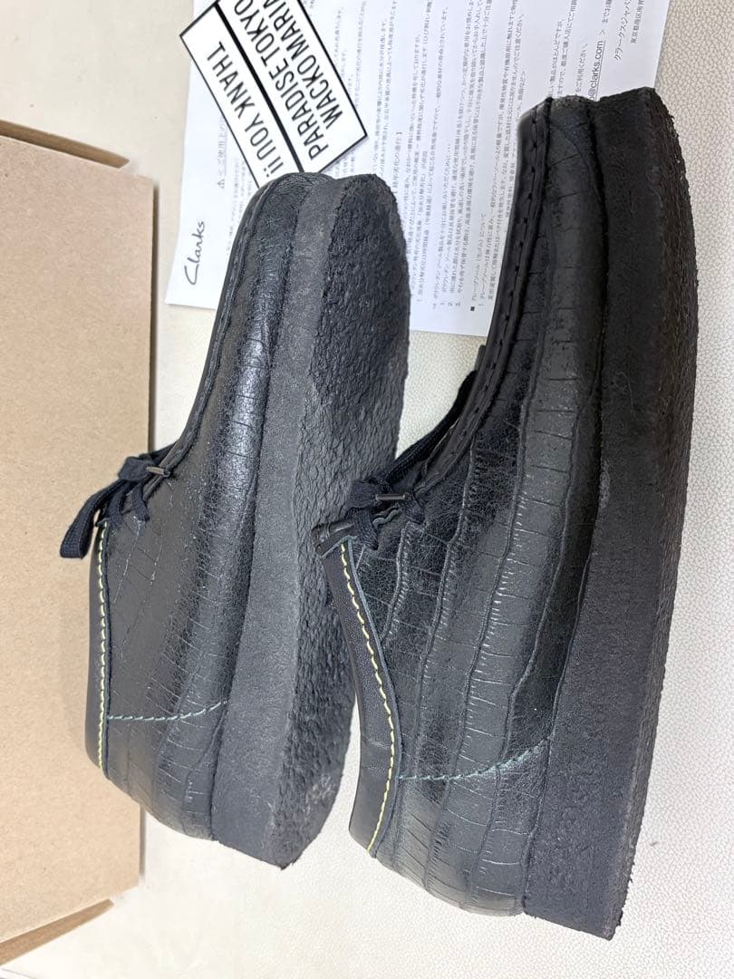 CLARKS WACKO MARIA ワコマリア　クロコ　UK7