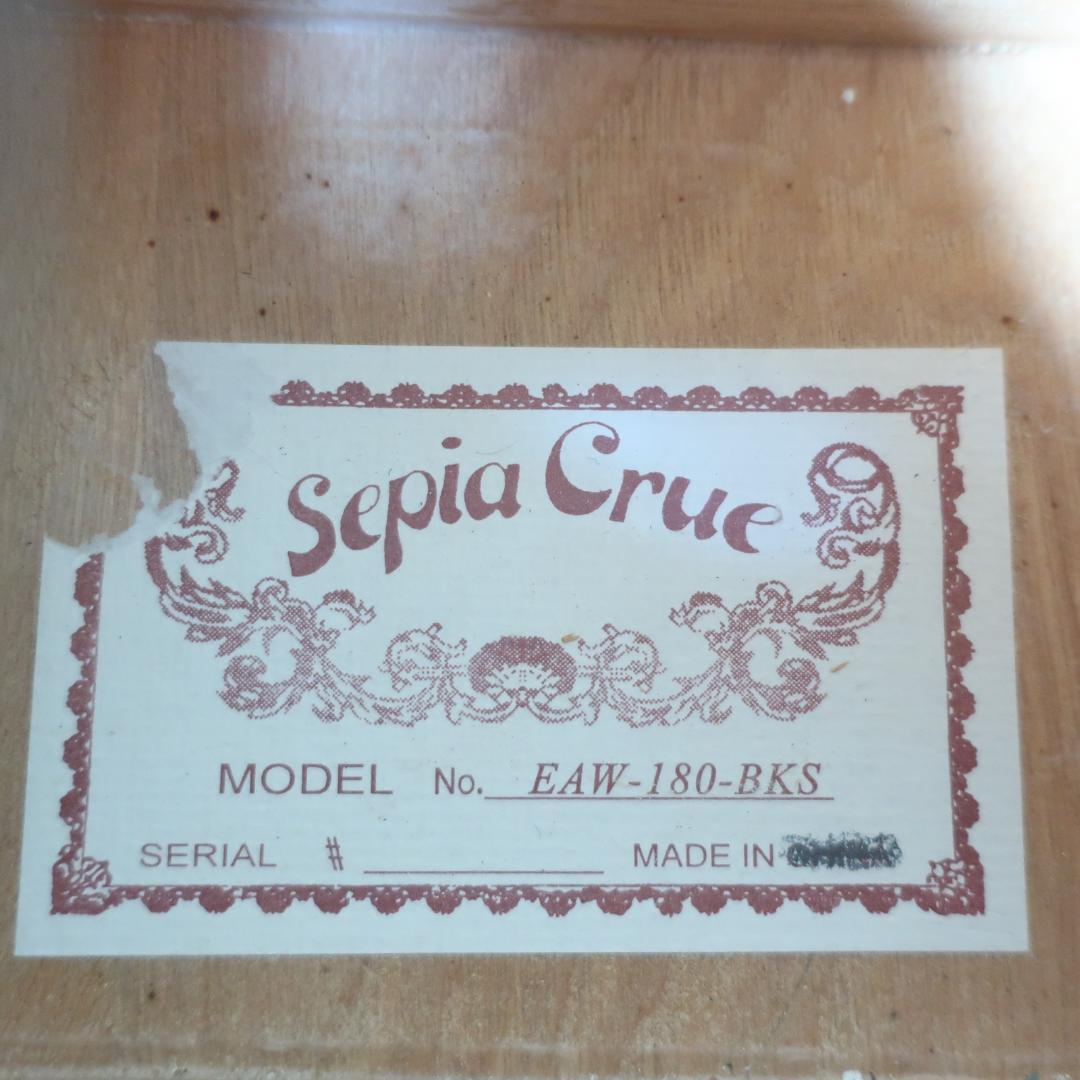 Sepia Crue EAW-180 BKS エレアコ アコースティックギター